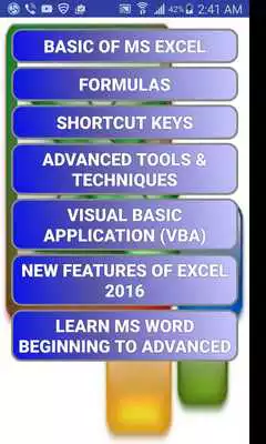Play Learn MS Excel Advanced Level