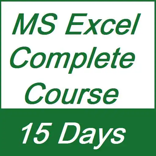 Free play online Learn MS Excel Full Course in 15 Days APK