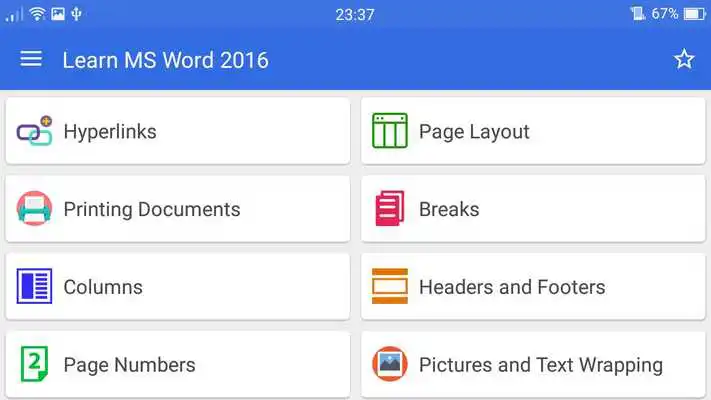 Play Learn MS Word 2016