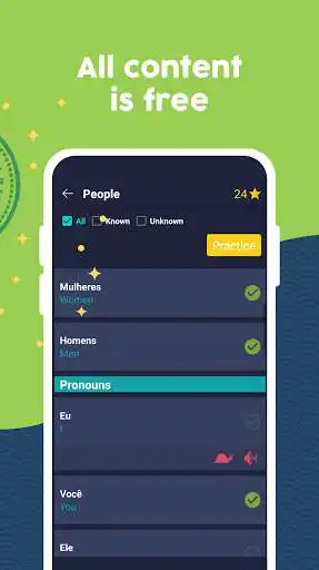 Play Learn Portuguese - Beginners as an online game Learn Portuguese - Beginners with UptoPlay