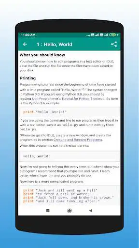 Play Learn Python Offline as an online game Learn Python Offline with UptoPlay