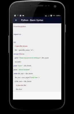 Play Learn python programming