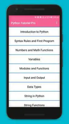 Play Learn Python Programming Tutorial Offline
