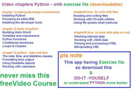 Play Learn  Python - Video course with exercise file