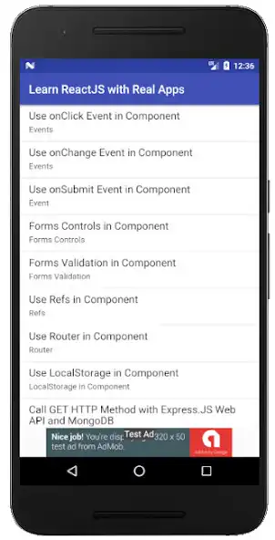 Learn ReactJS with Real Apps online game with UptoPlay