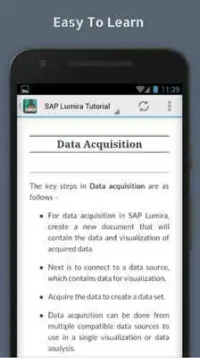 Play Learn SAP Lumira Offline
