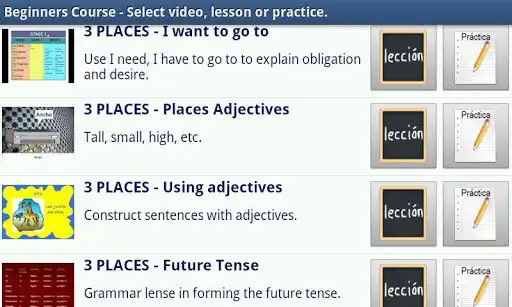 Play Learn Spanish by Video as an online game Learn Spanish by Video with UptoPlay