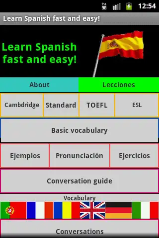 Play Learn Spanish easy and fun  and enjoy Learn Spanish easy and fun with UptoPlay