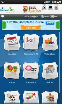 Play Learn Spanish Vocabulary