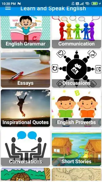 Play Learn  Speak English App 2023 as an online game Learn  Speak English App 2023 with UptoPlay