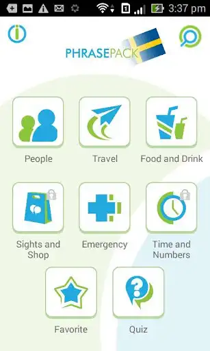 Play Learn Swedish Phrasebook