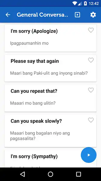 Play Learn Tagalog Phrasebook Pro as an online game Learn Tagalog Phrasebook Pro with UptoPlay