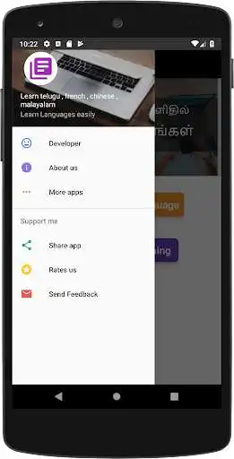 Play Learn telugu , french , chinese , malayalam