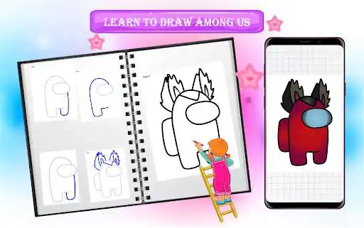 Play Learn to Draw Among Us  and enjoy Learn to Draw Among Us with UptoPlay