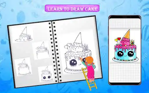 Play Learn to Draw Cakes as an online game online Learn to Draw Cakes with UptoPlay com.drawingapps.learntodrawcake Play Learn to Draw Cakes as an online game Learn to Draw Cakes with UptoPlay