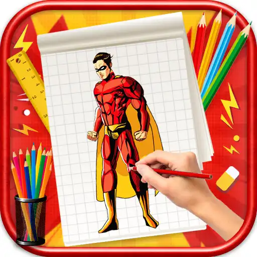 Play Learn to Draw Comic Heroes APK