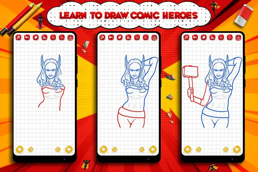 Play Learn to Draw Comic Heroes as an online game online Learn to Draw Comic Heroes with UptoPlay Play Learn to Draw Comic Heroes as an online game Learn to Draw Comic Heroes with UptoPlay