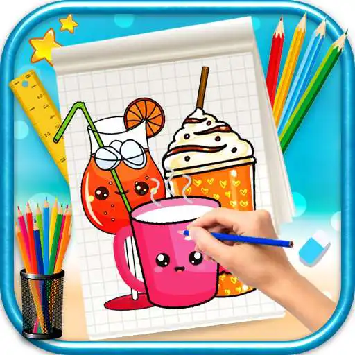 Play Learn to Draw Cute Drinks & Juices APK