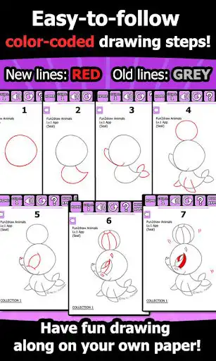 Play Learn to Draw Easy Animals as an online game Learn to Draw Easy Animals with UptoPlay