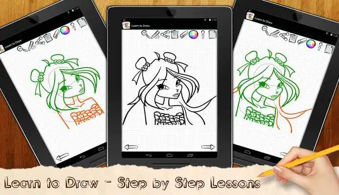 Play Learn to Draw Fairy Winks Dolls