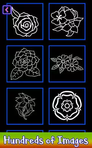 Play Learn to Draw Glow Flowers - Draw  Color Book  and enjoy Learn to Draw Glow Flowers - Draw  Color Book with UptoPlay