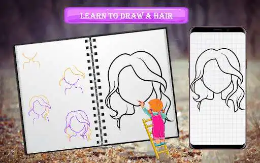 Play Learn To Draw Hair Styles  and enjoy Learn To Draw Hair Styles with UptoPlay