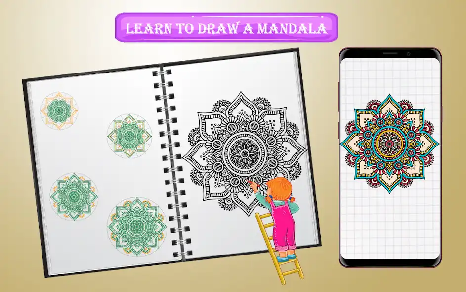 Play Learn To Draw Mandala  and enjoy Learn To Draw Mandala with UptoPlay