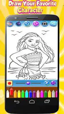 Play Learn To Draw Moana