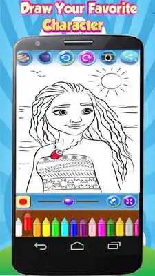 Play Learn To Draw Moana
