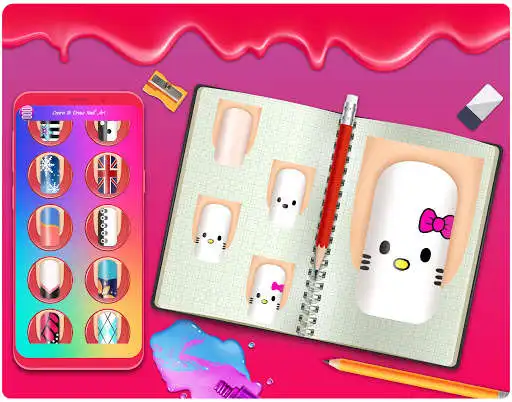 Play Learn to Draw Nail Art - Nail Art Tutorials  and enjoy Learn to Draw Nail Art - Nail Art Tutorials with UptoPlay