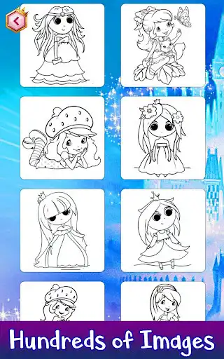 Play Learn to Draw Princess: Draw, Color  Glitter Book  and enjoy Learn to Draw Princess: Draw, Color  Glitter Book with UptoPlay