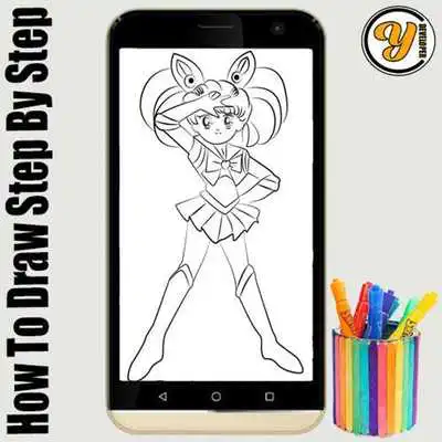 Play Learn to draw sailor moon Play Learn to draw sailor moon