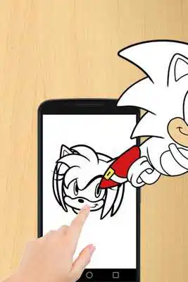 Play Learn To Draw :Sonic Hedgehog