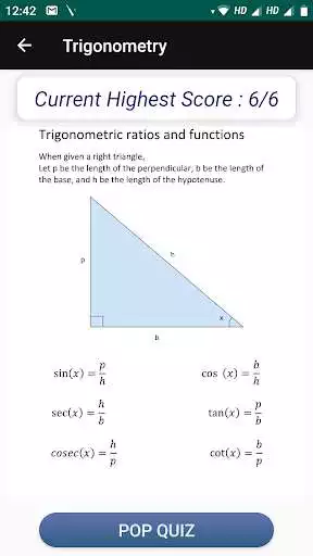 Play Learn Trigonometry Formulas as an online game Learn Trigonometry Formulas with UptoPlay