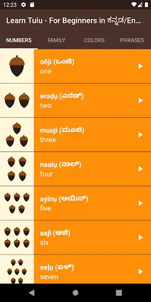 Play Learn Tulu - For Beginners in   and enjoy Learn Tulu - For Beginners in  with UptoPlay
