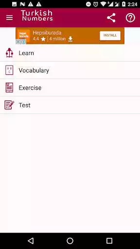 Play Learn Turkish Numbers