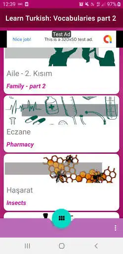 Play Learn Turkish: words and vocabulary - part 3 as an online game Learn Turkish: words and vocabulary - part 3 with UptoPlay