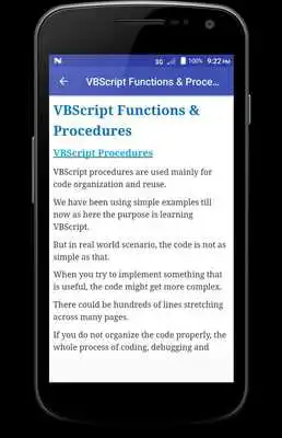 Play Learn VB Script Play Learn VB Script