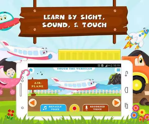 Play Learn Vehicle Names - Kids Fun