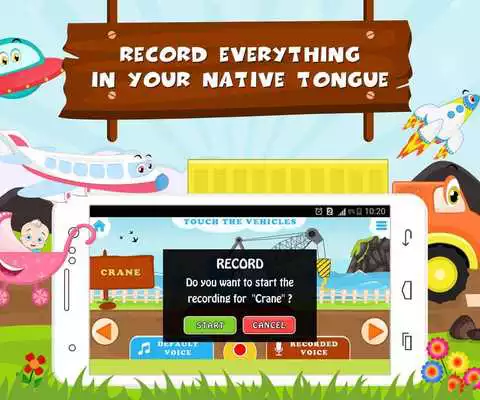 Play Learn Vehicle Names - Kids Fun