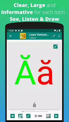 Play Learn Vietnamese Alphabet Pro as an online game Learn Vietnamese Alphabet Pro with UptoPlay