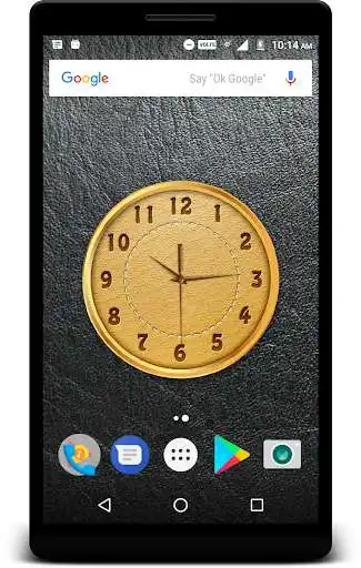 Play Leather Clock Live Wallpaper  and enjoy Leather Clock Live Wallpaper with UptoPlay