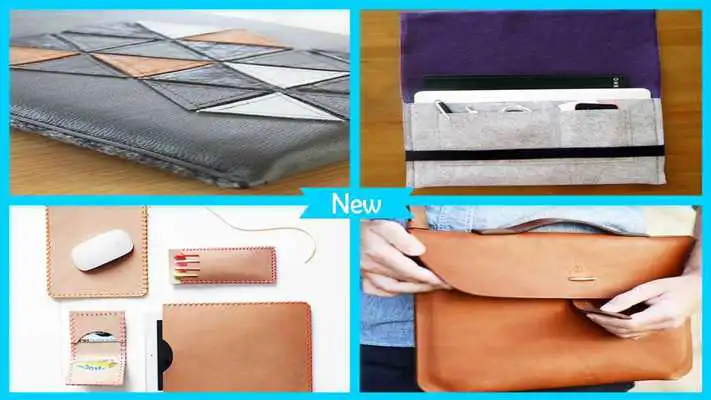Play Leather Laptop Sleeve Sewing