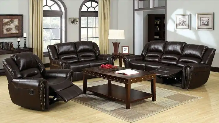 Play Leather Sofa Set as an online game Leather Sofa Set with UptoPlay
