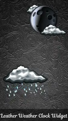 Play Leather Weather Clock Widget