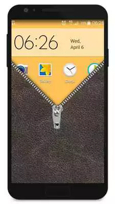 Play Leather zipper - fake