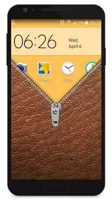 Play Leather zipper - fake
