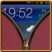 Free play online Leather Zip Screen lock APK