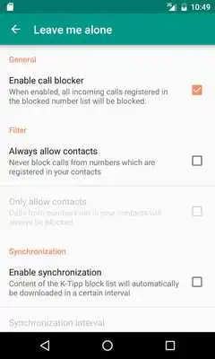 Play Leave Me Alone - Call Blocker