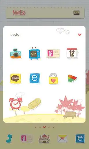 Play Leaves Dodol launcher theme